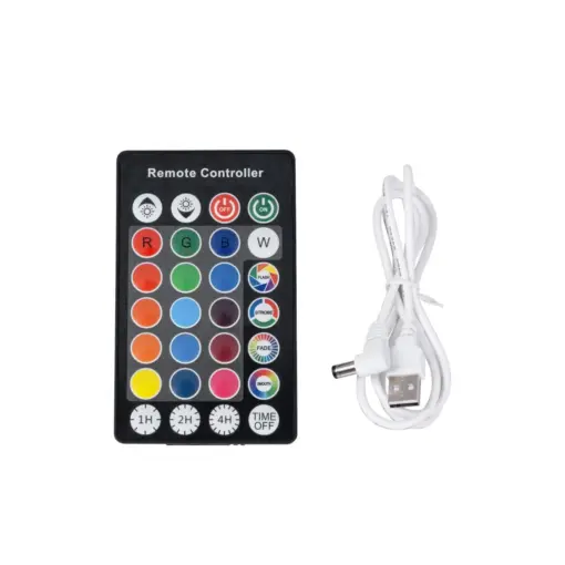 GLOBOSTAR® GARDENGLOW 85362 Μοντέρνο Φωτιστικό Κήπου Μπάλα με IR Ασύρματο Χειριστήριο LED 5W 250lm 360° DC 5V με USB-C με Επαναφορτιζόμενη Μπαταρία Li-ion 3.7V 2x18650 1400mAh Αδιάβροχο IP54 Πολύχρωμο RGBW Dimmable - Sanan SMD Chip - Γαλακτερό Λευκό - Μ20 x Π20 x Υ20cm - 2 Χρόνια Εγγύηση - Image 4