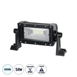 GloboStar® 85480 Μπάρα LED Pencil Beam 7D 2835 SMD 54W 10-30V για Αυτοκίνητα & Φορτηγά LED CREE XBD 6480lm 15° DC 10-30V Αδιάβροχη IP65 Ψυχρό Λευκό 6000K - Μ22 x Π10 x Υ11cm