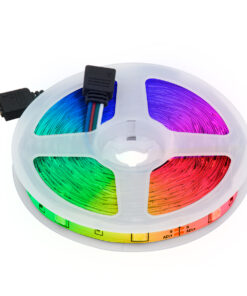 GLOBOSTAR® CHROMAWAVE 85813 Σετ Ταινίας με Τροφοδοτικό με IR Ασύρματο Χειριστήριο & Λειτουργία μέσω WiFi APP LED 72W 4320lm 120° AC 220-240V IP20 600 x SMD5050 Chip Πολύχρωμο RGB Dimmable – Sanan SMD Chip – Μ1000 x Π1 x Υ0.3cm – Δύο Ρολά 5 Μέτρων – 2 Χρόνια Εγγύηση