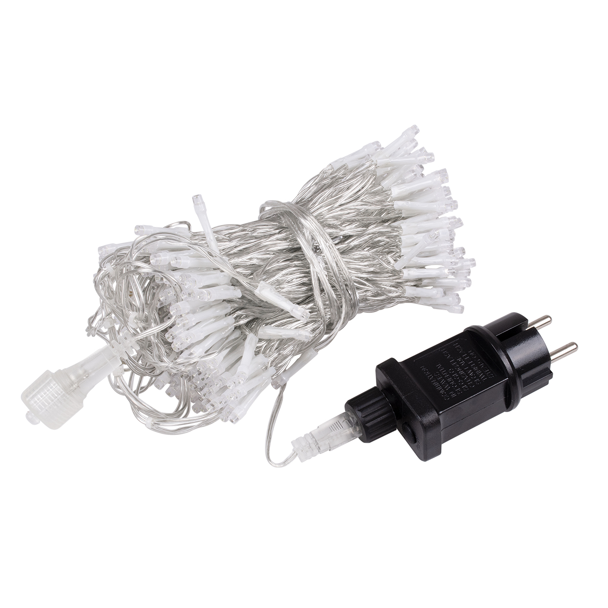 85829 Διακοσμητική Κουρτίνα 3 x 3 Μέτρα με Controller 8 Προγραμμάτων Φωτισμού - Επεκτεινόμενη 300 LED 3.6W AC 230V με Διάφανο Καλώδιο & Πρίζα Schuko Αδιάβροχη IP44 Πολύχρωμο RGB Μ3 x Υ3m - Image 3
