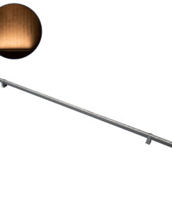 Alternative view of GLOBOSTAR® WASHERSTELLAR 90574 Μπάρα Φωτισμού Wall Washer LED 12W 1260lm 30° DC 24V Αδιάβροχο IP67 Ultra Θερμό Λευκό 2200K Dimmable - Bridgelux SMD Chip - Γκρι Ανθρακί - Μ100 x Π2 x Υ1.8cm - 3 Χρόνια Εγγύηση