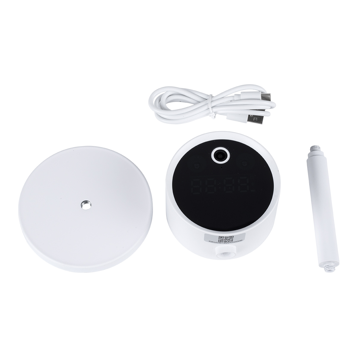 GloboStar® 86006 Rechargeable Table Camera WiFi HD 1080P 160° 1500mAh Two Way Audio Motion Detection & Digital Clock - Επαναφορτιζόμενη Επιτραπέζια Κάμερα WiFi HD 1080P 160° 1500mAh Διπλή Κατέυθυνση Ομιλίας Ανιχνευτή Κίνησης & Ψηφιακό Ρολόι - Λευκό - Image 11