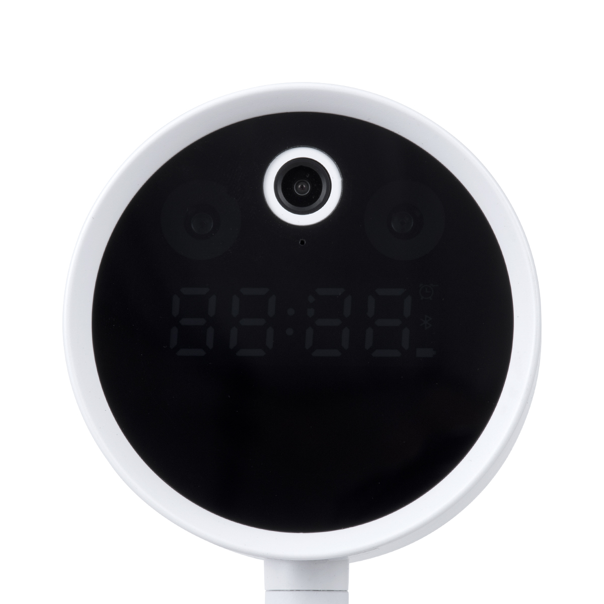 GloboStar® 86006 Rechargeable Table Camera WiFi HD 1080P 160° 1500mAh Two Way Audio Motion Detection & Digital Clock - Επαναφορτιζόμενη Επιτραπέζια Κάμερα WiFi HD 1080P 160° 1500mAh Διπλή Κατέυθυνση Ομιλίας Ανιχνευτή Κίνησης & Ψηφιακό Ρολόι - Λευκό - Image 6