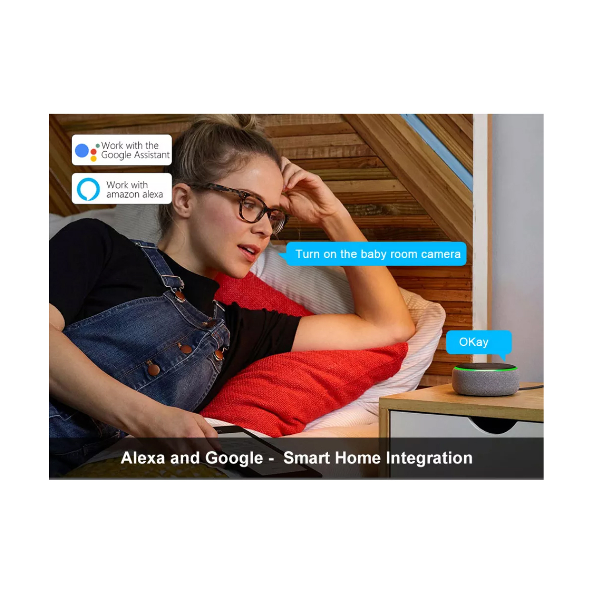 GloboStar® 86006 Rechargeable Table Camera WiFi HD 1080P 160° 1500mAh Two Way Audio Motion Detection & Digital Clock - Επαναφορτιζόμενη Επιτραπέζια Κάμερα WiFi HD 1080P 160° 1500mAh Διπλή Κατέυθυνση Ομιλίας Ανιχνευτή Κίνησης & Ψηφιακό Ρολόι - Λευκό - Image 22