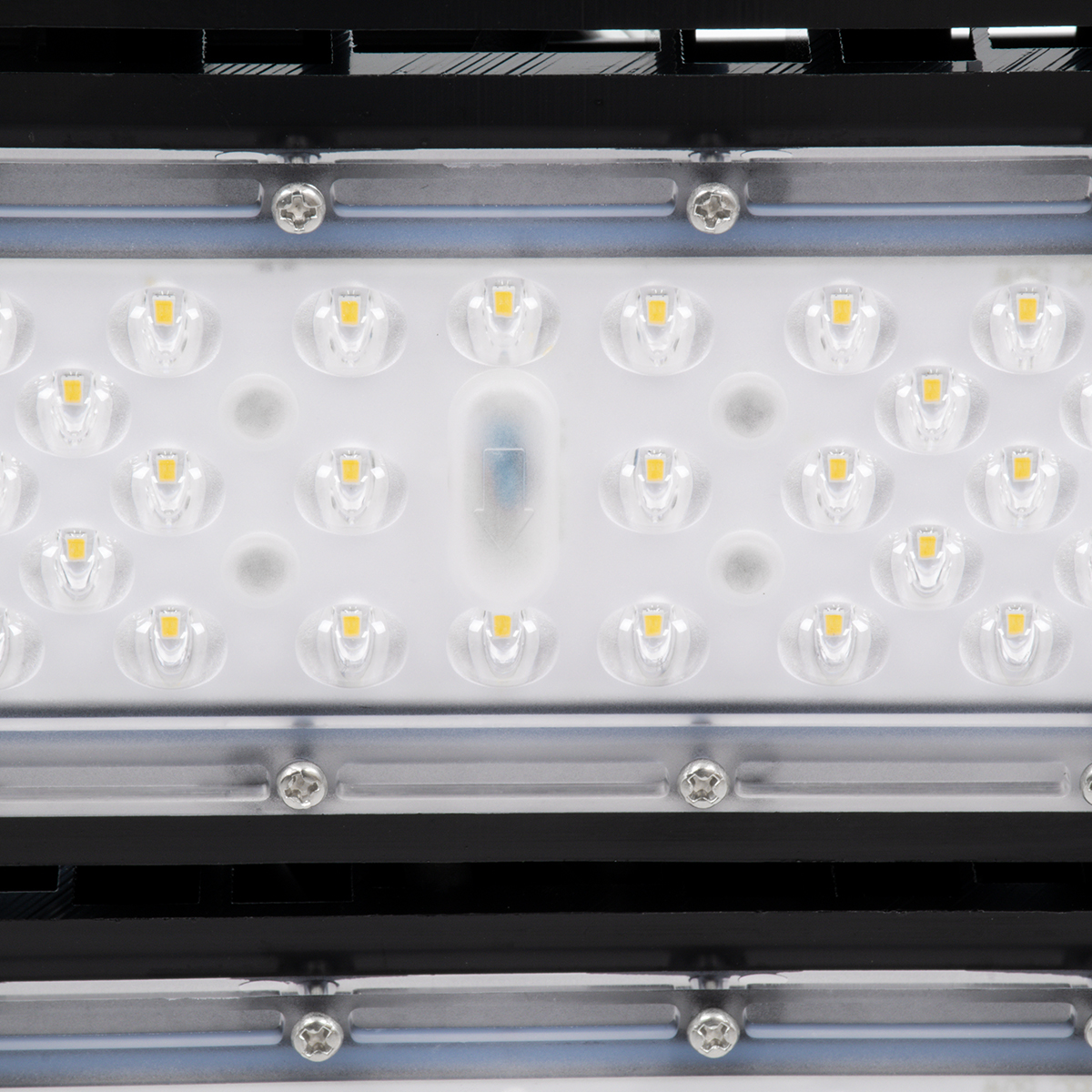 GLOBOSTAR® GOLIATH 90104 Προβολέας για Γήπεδα Tennis & Ποδοσφαίρου 5x5 LED 500W 75000lm 75°x135° SDCM<5 Fish Eye Lens AC 220-240V Αδιάβροχο IP65 IK08 Φυσικό Λευκό 5000K - Lumileds SMD Chip & Mean Well Driver - Μαύρο Ματ - Μ62 x Π22 x Υ45cm - 5 Χρόνια Εγγύηση - Image 9