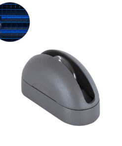 GLOBOSTAR® WINDOWCURBA 90111 Φωτιστικό Ανάδειξης Παραθύρων LED 6W 480lm 3°x262° DC 24V Αδιάβροχο IP65 Μπλε Dimmable - CREE XPE Chip - Γκρι Ανθρακί - Μ12 x Π5.3 x Υ6.5cm - 3 Χρόνια Εγγύηση
