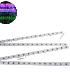 GloboStar® 90119 4 x Digital Pixel Addressable Facade Aluminum Bars - 4 x Ψηφιακές Μπάρες Αλουμινίου Πρόσοψης Κτιρίων LED SMD 3535 45W 60LED 60PIXEL SPI/TTL Protocol IC UCS512B 2700lm 120° DC 12V IP67 RGB - Ασημί Σώμα - Μ400 x Π4.5 x Υ3.6cm - 4 Μπάρες