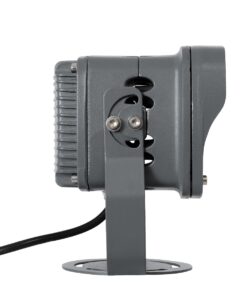 GLOBOSTAR® FLOODXENA 90124 Προβολέας Σποτ Wall Washer LED 12W 1020lm 10° AC 220-240V Αδιάβροχο IP65 Μπλε – Bridgelux SMD Chip – Γκρι Ανθρακί – Μ13.5 x Π11 x Υ15cm – 3 Χρόνια Εγγύηση
