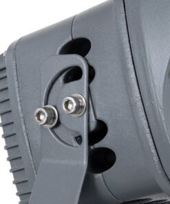 GLOBOSTAR® FLOODXENA 90124 Προβολέας Σποτ Wall Washer LED 12W 1020lm 10° AC 220-240V Αδιάβροχο IP65 Μπλε – Bridgelux SMD Chip – Γκρι Ανθρακί – Μ13.5 x Π11 x Υ15cm – 3 Χρόνια Εγγύηση