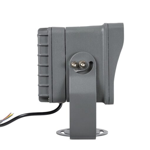 GLOBOSTAR® FLOODXENA 90132 Προβολέας Σποτ Wall Washer LED 24W 2040lm 10° AC 220-240V Αδιάβροχο IP65 Φούξια – Bridgelux SMD Chip – Γκρι Ανθρακί – Μ18 x Π13.5 x Υ18cm – 3 Χρόνια Εγγύηση