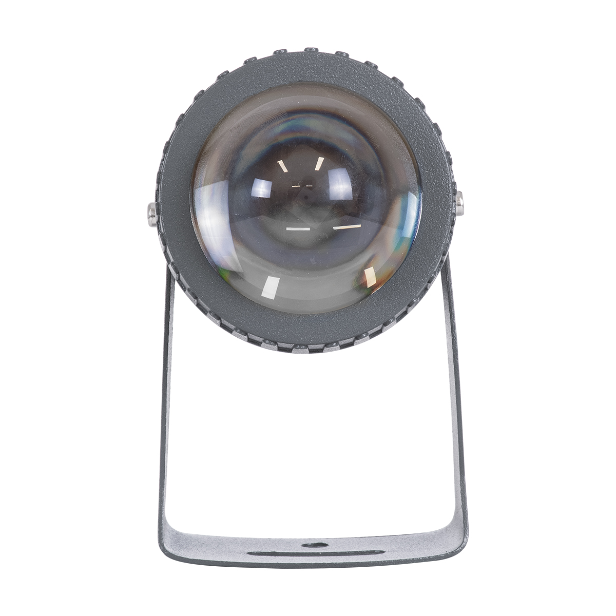 GLOBOSTAR® SPOTFENIA 90136 Αρχιτεκτονικό Σποτ Φωτισμου LED 10W 850lm 5° DC 24V Αδιάβροχο IP65 Μπλε Dimmable - Bridgelux COB Chip - Γκρι Ανθρακί - Μ7 x Π7 x Υ12cm - 3 Χρόνια Εγγύηση - Image 5