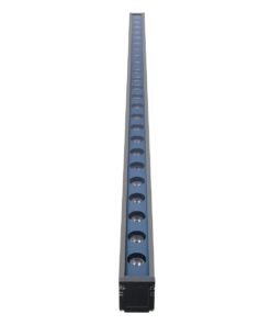 GLOBOSTAR® WASHERMARGO 90153 Μπάρα Φωτισμού Wall Washer LED 24W 2880lm 30° DC 24V Αδιάβροχο IP66 Ψυχρό Λευκό 6000K Dimmable – Bridgelux SMD Chip – Γκρι Ανθρακί – Μ100 x Π8.5 x Υ4cm – 3 Χρόνια Εγγύηση
