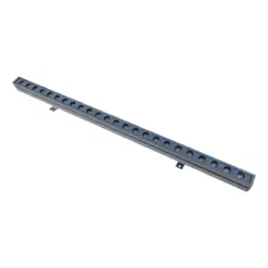 GLOBOSTAR® WASHERMARGO 90154 Μπάρα Φωτισμού Wall Washer LED 24W 2040lm 30° DC 24V Αδιάβροχο IP65 Μπλε Dimmable - Bridgelux SMD Chip - Γκρι Ανθρακί - Μ100 x Π4 x Υ6.4cm - 3 Χρόνια Εγγύηση