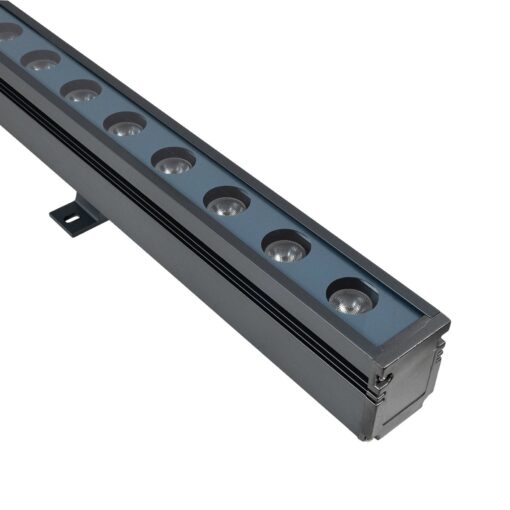GLOBOSTAR® WASHERMARGO 90155 Μπάρα Φωτισμού Wall Washer LED 24W 2040lm 30° DC 24V Αδιάβροχο IP66 Ροζ Dimmable – Bridgelux SMD Chip – Γκρι Ανθρακί – Μ100 x Π4 x Υ5cm – 3 Χρόνια Εγγύηση