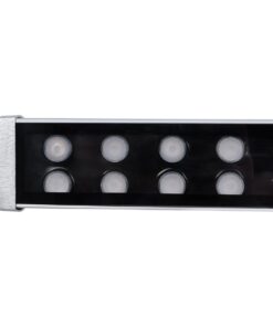 GLOBOSTAR® WASHERMOZA 90158 Μπάρα Φωτισμού Wall Washer LED 48W 5200lm 10-30° DC 24V Αδιάβροχο IP66 Θερμό Λευκό 2700K Dimmable – Bridgelux SMD Chip – Γκρι Ανθρακί – Μ100 x Π8 x Υ12cm – 3 Χρόνια Εγγύηση