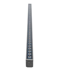 GLOBOSTAR® WASHERMOZA 90170 Μπάρα Φωτισμού Wall Washer LED 72W 6120lm 10-30° DC 24V Αδιάβροχο IP66 Πολύχρωμο RGB Dimmable – Bridgelux SMD Chip – Γκρι Ανθρακί – Μ100 x Π5 x Υ4cm – 3 Χρόνια Εγγύηση
