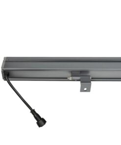 GLOBOSTAR® WASHERMOZA 90170 Μπάρα Φωτισμού Wall Washer LED 72W 6120lm 10-30° DC 24V Αδιάβροχο IP66 Πολύχρωμο RGB Dimmable – Bridgelux SMD Chip – Γκρι Ανθρακί – Μ100 x Π5 x Υ4cm – 3 Χρόνια Εγγύηση