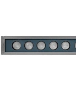 GLOBOSTAR® WASHERMOZA 90170 Μπάρα Φωτισμού Wall Washer LED 72W 6120lm 10-30° DC 24V Αδιάβροχο IP66 Πολύχρωμο RGB Dimmable – Bridgelux SMD Chip – Γκρι Ανθρακί – Μ100 x Π5 x Υ4cm – 3 Χρόνια Εγγύηση
