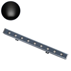 GLOBOSTAR® WASHERMARGO 90174 Μπάρα Φωτισμού Wall Washer LED 9W 1080lm 30° DC 24V Αδιάβροχο IP65 Ψυχρό Λευκό 6000K Dimmable - Bridgelux SMD Chip - Γκρι Ανθρακί - Μ50 x Π4 x Υ5cm - 3 Χρόνια Εγγύηση