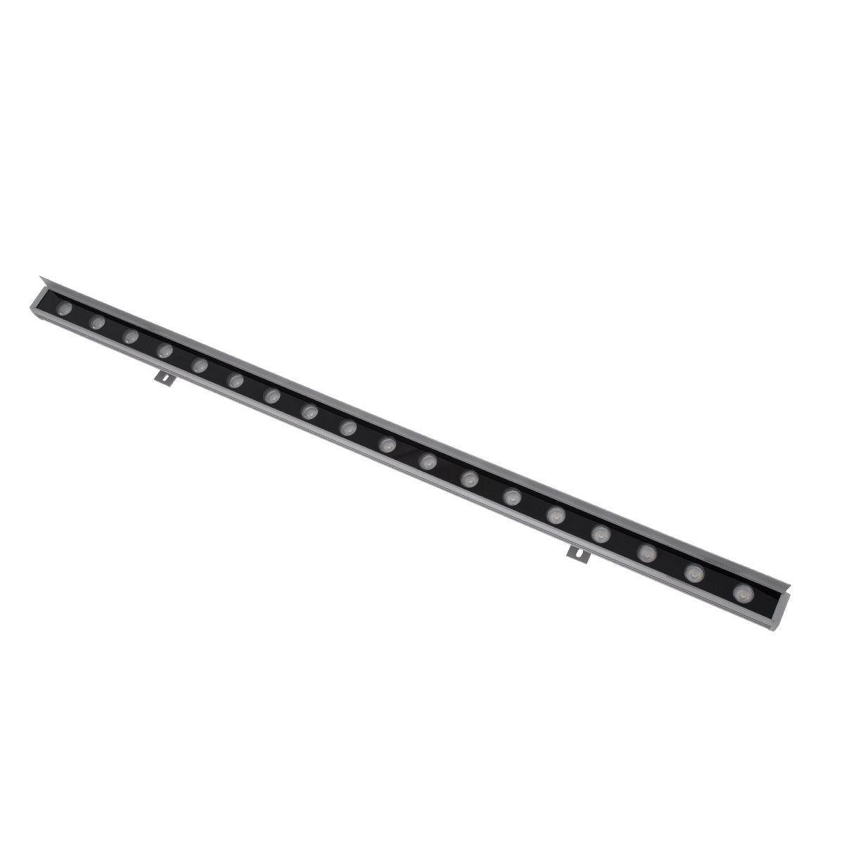 GLOBOSTAR® WASHERFAIA 90189 Μπάρα Φωτισμού Wall Washer με Αντιθαμβωτική Γρίλια LED 24W 2040lm 15° DC 24V Αδιάβροχο IP65 Πολύχρωμο RGBW Dimmable DMX512 - Bridgelux SMD Chip - Γκρι Ανθρακί - Μ100 x Π4 x Υ5.5cm - 3 Χρόνια Εγγύηση - Image 3
