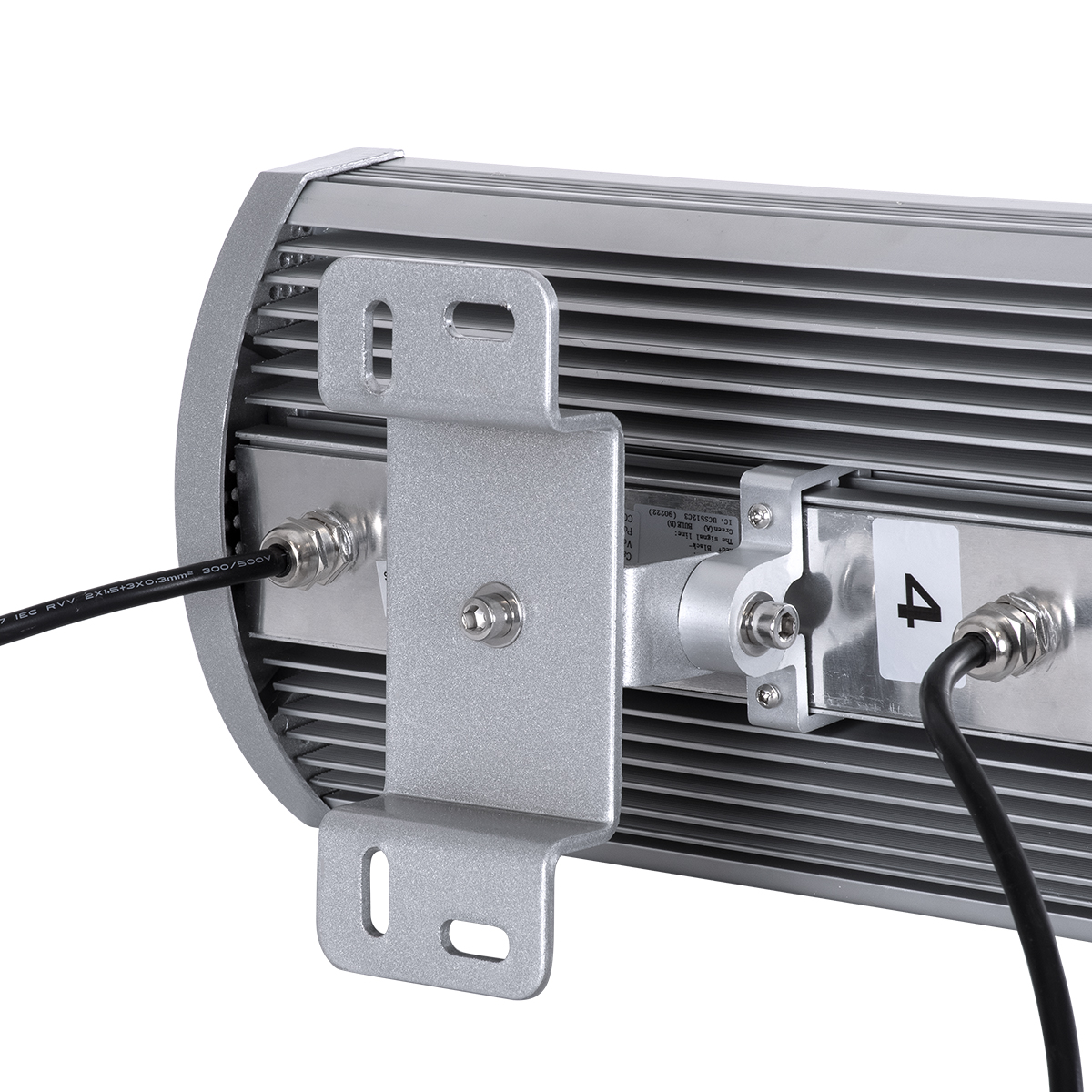 GloboStar® FLOOD-TENA 90222 Προβολέας Wall Washer για Φωτισμό Κτιρίων LED 72W 6120lm 10° DC 24V Αδιάβροχο IP65 L29.8 x W15.5 x H18cm RGBW DMX512 - Ασημί - 3 Years Warranty - Image 9
