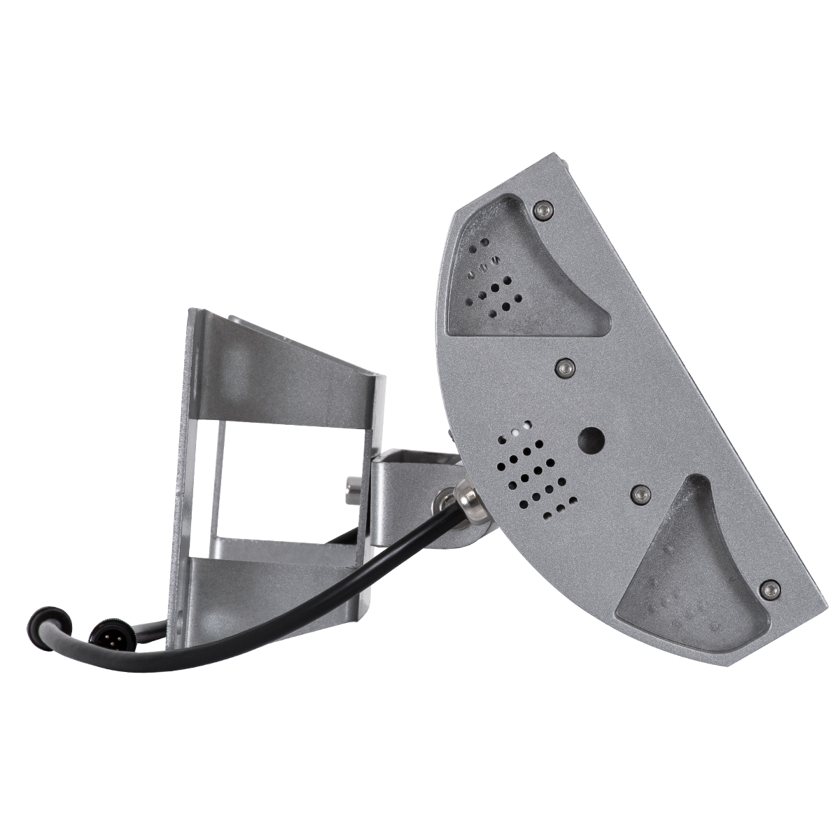 GloboStar® FLOOD-TENA 90226 Προβολέας Wall Washer για Φωτισμό Κτιρίων LED 144W 12240lm 10° DC 24V Αδιάβροχο IP65 L57 x W18 x H19.5cm RGBW DMX512 - Ασημί - 3 Years Warranty - Image 6