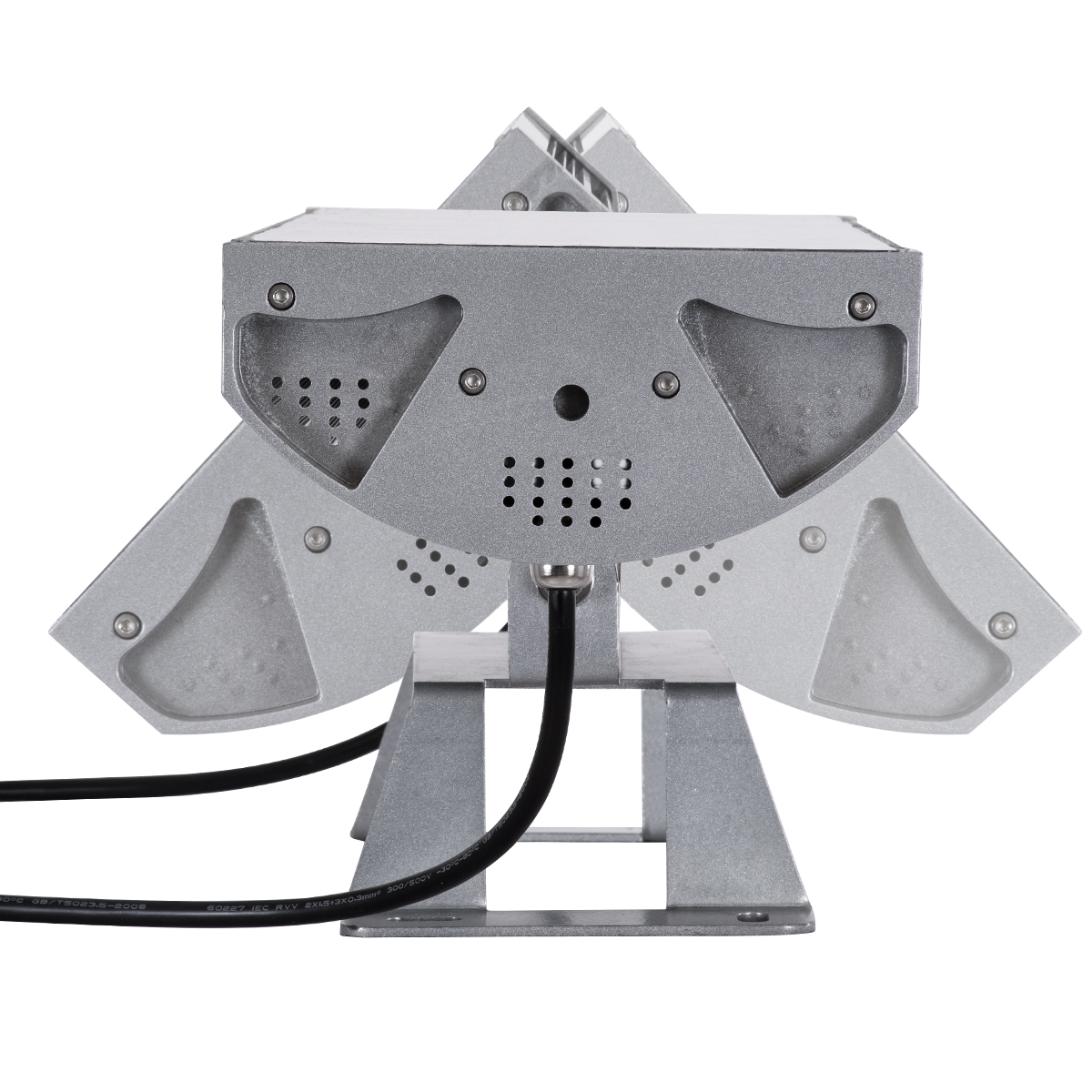 GloboStar® FLOOD-TENA 90226 Προβολέας Wall Washer για Φωτισμό Κτιρίων LED 144W 12240lm 10° DC 24V Αδιάβροχο IP65 L57 x W18 x H19.5cm RGBW DMX512 - Ασημί - 3 Years Warranty - Image 7