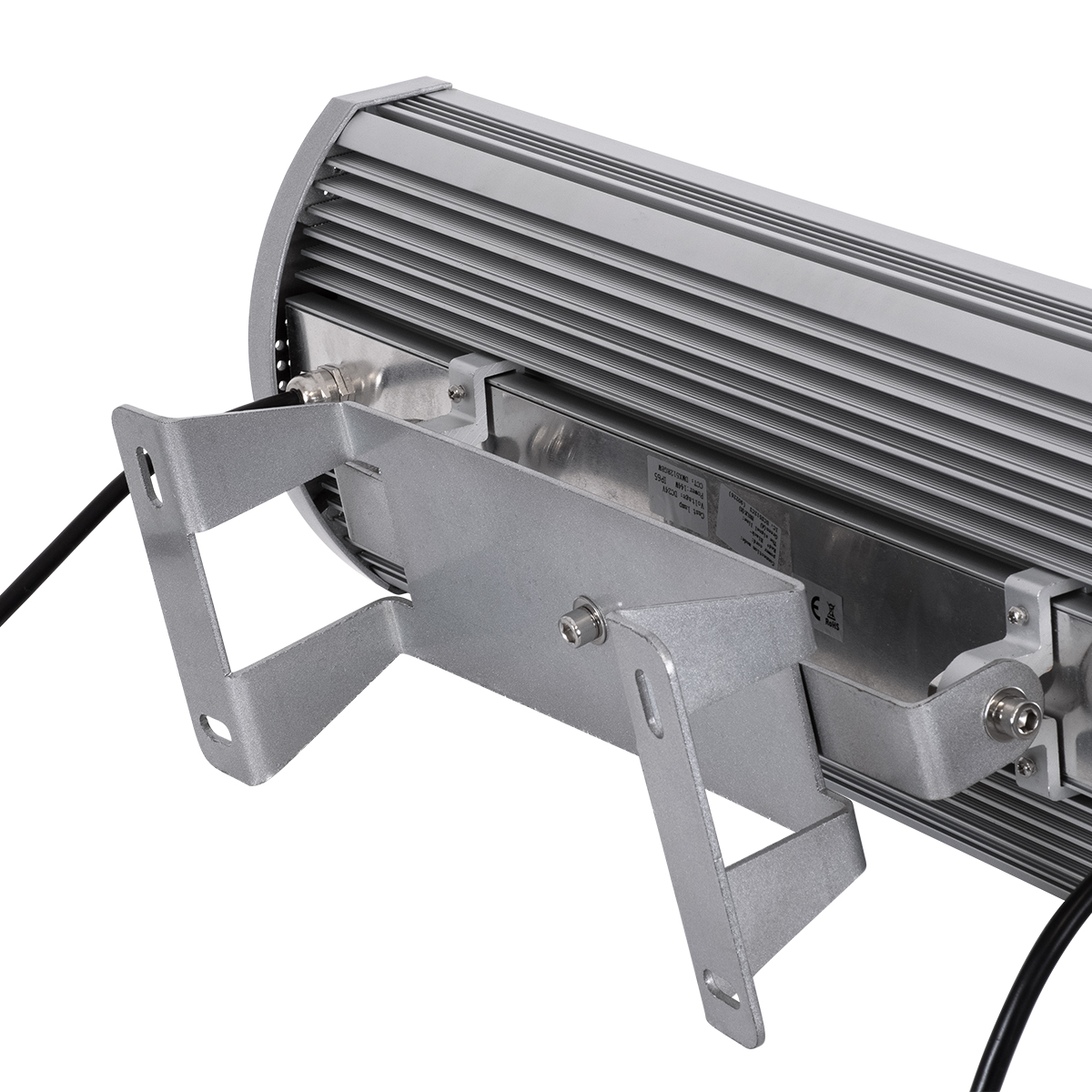 GloboStar® FLOOD-TENA 90226 Προβολέας Wall Washer για Φωτισμό Κτιρίων LED 144W 12240lm 10° DC 24V Αδιάβροχο IP65 L57 x W18 x H19.5cm RGBW DMX512 - Ασημί - 3 Years Warranty - Image 8