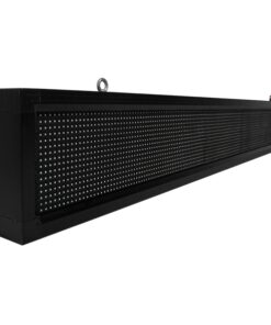 GLOBOSTAR® DISPLAY 90260 Κυλιόμενη Ψηφιακή Επιγραφή P10 Μονής Όψης LED AC 220-240V Αδιάβροχο IP54 Ψυχρό Λευκό 6000K - WiFi Control μέσω FK APP - Αισθητήρας Θερμοκρασίας & Υγρασίας - Μ168 x Π9 x Υ24cm - 2 Χρόνια Εγγύηση