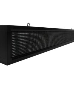 GLOBOSTAR® DISPLAY 90261 Κυλιόμενη Ψηφιακή Επιγραφή P10 Μονής Όψης LED AC 220-240V Αδιάβροχο IP54 Κόκκινο - WiFi Control μέσω FK APP - Αισθητήρας Θερμοκρασίας & Υγρασίας - Μ168 x Π9 x Υ24cm - 2 Χρόνια Εγγύηση