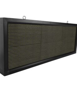 GLOBOSTAR® DISPLAY 90270 Κυλιόμενη Ψηφιακή Επιγραφή P10 Μονής Όψης LED AC 220-240V Αδιάβροχο IP54 Ψυχρό Λευκό 6000K - WiFi Control μέσω FK APP - Αισθητήρας Θερμοκρασίας & Υγρασίας - Μ104 x Π9 x Υ40cm - 2 Χρόνια Εγγύηση
