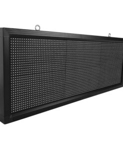 GLOBOSTAR® DISPLAY 90273 Κυλιόμενη Ψηφιακή Επιγραφή P10 Μονής Όψης LED AC 220-240V Αδιάβροχο IP54 Μπλε - WiFi Control μέσω FK APP - Αισθητήρας Θερμοκρασίας & Υγρασίας - Μ104 x Π9 x Υ40cm - 2 Χρόνια Εγγύηση