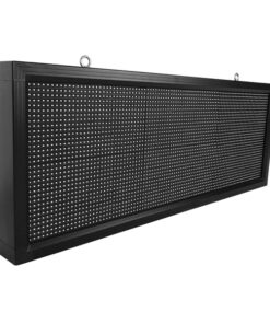 GLOBOSTAR® DISPLAY 90275 Κυλιόμενη Ψηφιακή Επιγραφή P10 Μονής Όψης LED AC 220-240V Αδιάβροχο IP54 RGB - WiFi Control μέσω FK APP - Αισθητήρας Θερμοκρασίας & Υγρασίας - Μ104 x Π9 x Υ40cm - 2 Χρόνια Εγγύηση
