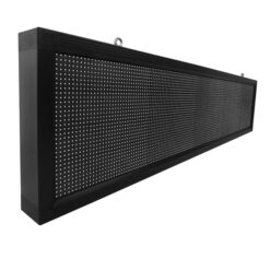 GLOBOSTAR® DISPLAY 90281 Κυλιόμενη Ψηφιακή Επιγραφή 160x32cm P10 Μονής Όψης LED AC 220-240V Αδιάβροχο IP65 Κόκκινο - WiFi Control μέσω FK APP - Αισθητήρας Θερμοκρασίας & Υγρασίας - Μ168 x Π9 x Υ40cm - 2 Χρόνια Εγγύηση
