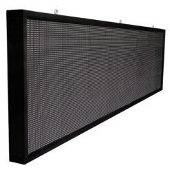 GLOBOSTAR® DISPLAY 90290 Κυλιόμενη Ψηφιακή Επιγραφή P10 Μονής Όψης LED AC 220-240V Αδιάβροχο IP65 Ψυχρό Λευκό 6000K - WiFi Control μέσω FK APP - Αισθητήρας Θερμοκρασίας & Υγρασίας - Μ264 x Π9 x Υ72cm - 2 Χρόνια Εγγύηση