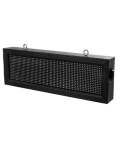 GLOBOSTAR® DISPLAY 90309 Κυλιόμενη Ψηφιακή Επιγραφή 64x16cm P10 Μονής Όψης LED AC 220-240V Αδιάβροχο IP65 Πορτοκαλί - WiFi Control μέσω FK APP - Αισθητήρας Θερμοκρασίας & Υγρασίας - Μ72 x Π9 x Υ24cm - 2 Χρόνια Εγγύηση