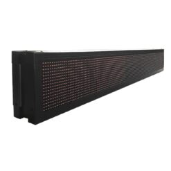 GLOBOSTAR® DISPLAY 90311 Κυλιόμενη Ψηφιακή Επιγραφή Διπλής Όψης 160x16cm P10 160x16 Pixel LED 250W AC 220-240V Αδιάβροχο IP65 Κόκκινο - WiFi Control μέσω FK APP - Αισθητήρας Θερμοκρασίας & Υγρασίας - Μ168 x Π12 x Υ24cm - 2 Χρόνια Εγγύηση