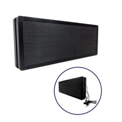 GLOBOSTAR® DISPLAY 90321 Κυλιόμενη Ψηφιακή Επιγραφή Διπλής Όψης 96x32cm P10 96x32 Pixel LED 300W AC 220-240V Αδιάβροχο IP65 Κόκκινο - WiFi Control μέσω FK APP - Αισθητήρας Θερμοκρασίας & Υγρασίας - Μ104 x Π12 x Υ40cm - 2 Χρόνια Εγγύηση