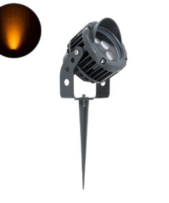 GLOBOSTAR® TREEVINA 90356 Φωτιστικό Σποτ με Αντιθαμβωτική Γρίλια για Φυτά - Δέντρα με Βάση Κήπου / Καρφωτό LED 6W 510lm 10° DC 24V Αδιάβροχο IP65 Ultra Θερμό Λευκό 2200K Dimmable - Bridgelux SMD Chip - Γκρι Ανθρακί - Μ13 x Π9.5 x Υ9.5cm - 3 Χρόνια Εγγύηση