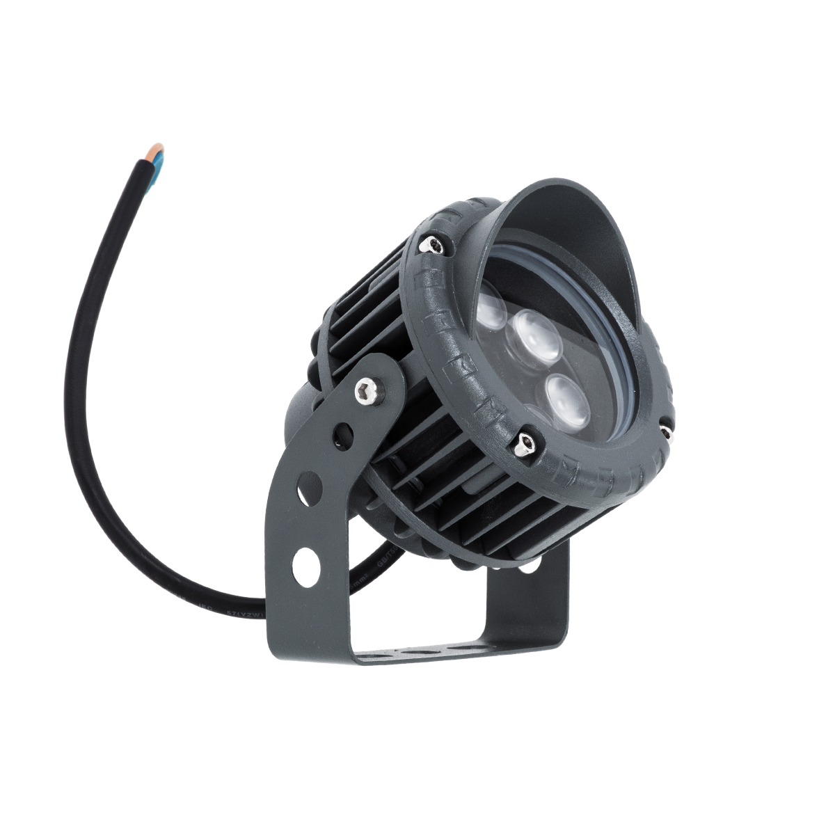 GloboStar® TREELIGHT-VINA 90358 Σποτ Φωτισμού με Αντιθαμβωτική Γρίλια Ειδικό για Φυτά - Δέντρα με Βάση Κήπου / Καρφωτό LED 6W 570lm 10° DC 24V Αδιάβροχο IP65 L13 x W9.5 x H9.5cm Φυσικό Λευκό 4500K - Γκρι Ανθρακί - 3 Years Warranty - Image 4