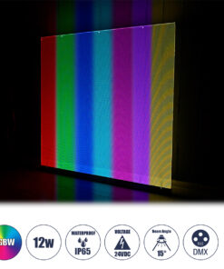 GloboStar® WASHER-PLEXI 90499 Μπάρα Φωτισμού Wall Washer LED 12W 1020lm 15° DC 24V Αδιάβροχο IP65 με Plexiglass Μοριακού Φωτισμού Μ100 x Π3.3 x Υ100cm Πολύχρωμο RGBW DMX512 - Γκρι Ανθρακί - 3 Χρόνια Εγγύηση