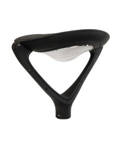 GLOBOSTAR® SQUARE 90507 Φωτιστικό Στύλου/Κολώνας Πλατείας/Πάρκου/Κήπου με Ασύρματο Χειριστήριο LED 20W 800lm 120° Ενσωματωμένο Φωτοβολταϊκό Panel 6V 20W & Επαναφορτιζόμενη Μπαταρία Li-ion 3.2V 20000mAh με Αισθητήρα Κίνησης-Ημέρας-Νύχτας Αδιάβροχο IP65 Θερμό Λευκό 2700K – Μαύρο- Μ60 x Π47 x Υ48cm – 2 Χρόνια Εγγύηση