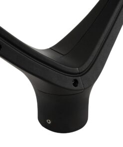 GLOBOSTAR® SQUARE 90507 Φωτιστικό Στύλου/Κολώνας Πλατείας/Πάρκου/Κήπου με Ασύρματο Χειριστήριο LED 20W 800lm 120° Ενσωματωμένο Φωτοβολταϊκό Panel 6V 20W & Επαναφορτιζόμενη Μπαταρία Li-ion 3.2V 20000mAh με Αισθητήρα Κίνησης-Ημέρας-Νύχτας Αδιάβροχο IP65 Θερμό Λευκό 2700K – Μαύρο- Μ60 x Π47 x Υ48cm – 2 Χρόνια Εγγύηση
