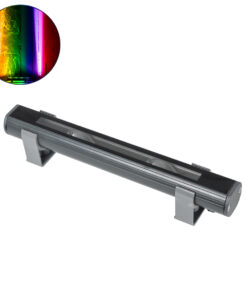 GLOBOSTAR® WINDOWBARI 90513 Φωτιστικό Ανάδειξης Παραθύρων LED 12W 960lm 8°x180° DC 24V Αδιάβροχο IP65 Πολύχρωμο RGBW Dimmable DMX512 - CREE XPE Chip - Γκρι Ανθρακί - Μ30 x Π4 x Υ3.5cm - 3 Χρόνια Εγγύηση