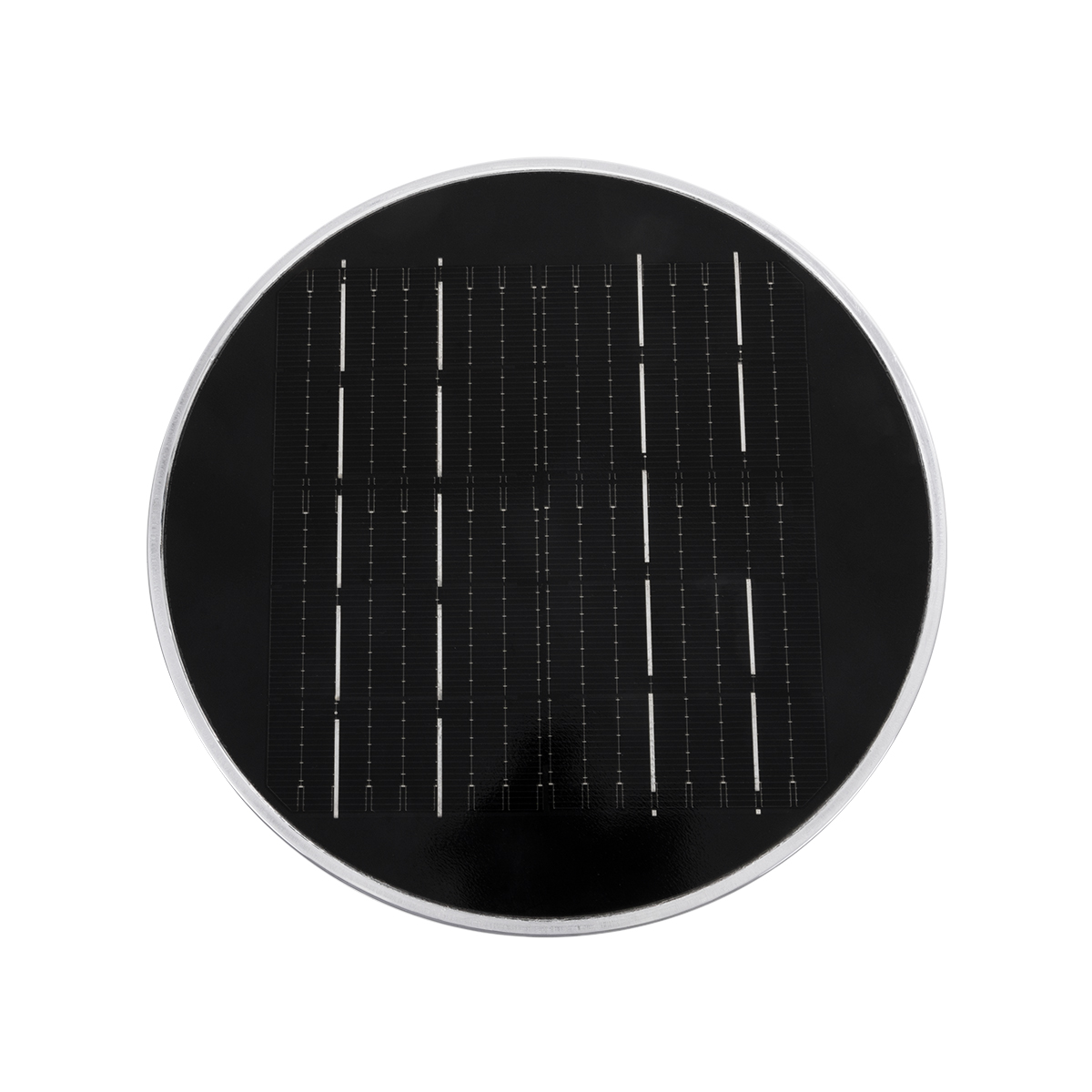 GLOBOSTAR® VEGGIE 90525 Φωτιστικό Κολωνάκι Κήπου LED 10W 500lm 120° με Ενσωματωμένο Φωτοβολταϊκό Panel 6V 2W & Επαναφορτιζόμενη Μπαταρία Li-ion 3.2V 1800mAh με Αισθητήρα Ημέρας-Νύχτας Αδιάβροχο IP65 Ψυχρό Λευκό 6000K - Sanan SMD Chip - Μαύρο- Μ23 x Π23 x Υ60cm - 2 Χρόνια Εγγύηση - Image 6