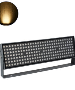 GLOBOSTAR® FLOODZANA 90560 Προβολέας Σποτ Wall Washer LED 200W 18000lm 30° DC 24V Αδιάβροχο IP65 Θερμό Λευκό 2700K Dimmable - Bridgelux SMD Chip - Γκρι Ανθρακί - Μ70 x Π29 x Υ10cm - 3 Χρόνια Εγγύηση