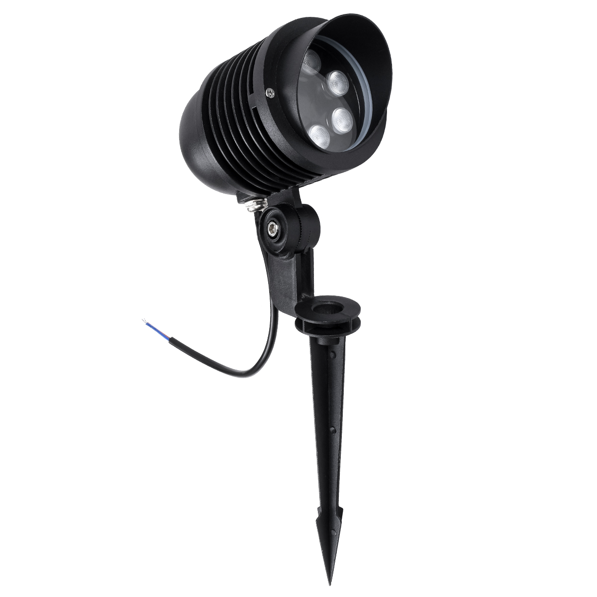 GloboStar® TREELIGHT-LINA 90653 Σποτ Φωτισμού Ειδικό για Φυτά - Δέντρα με Βάση Κήπου / Καρφωτό LED 6W 720lm 30° DC 24V Αδιάβροχο IP65 Μ10.5 x Π18 x Υ40cm Ψυχρό Λευκό 6000K - Γκρι Ανθρακί - 3 Years Warranty - Image 3