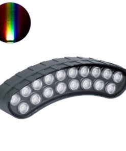 GloboStar® TREELIGHT-KINA 90686 Κυρτή Μπάρα Φωτισμού Wall Washer με Αντιθαμβωτική Γρίλια Ειδική για Φυτά - Δέντρα LED 18W 1530lm 15° DC 24V Αδιάβροχο IP67 L24.5 x W7 x H8cm RGBW DMX512 - Γκρι Ανθρακί - 3 Years Warranty