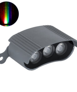 GloboStar® TREELIGHT-ZINA 90689 Κυρτή Μπάρα Φωτισμού Wall Washer με Αντιθαμβωτική Γρίλια Ειδική για Φυτά - Δέντρα LED 3W 255lm 30° DC 24V Αδιάβροχο IP65 Μ9 x Π6.5 x Υ4cm Πολύχρωμο RGBW DMX512 - Γκρι Ανθρακί - 3 Χρόνια Εγγύηση