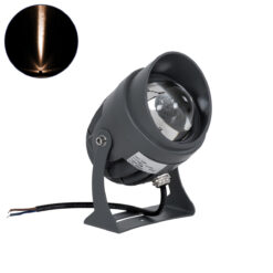 GLOBOSTAR® SPOTXENIA 90696 Αρχιτεκτονικό Σποτ Φωτισμου με Αντιθαμβωτική Γρίλια LED 16W 1680lm 3° DC 24V Αδιάβροχο IP65 Ultra Θερμό Λευκό 2200K Dimmable - Bridgelux COB Chip - Γκρι Ανθρακί Ματ - Μ9 x Π9 x Υ12cm - 3 Χρόνια Εγγύηση